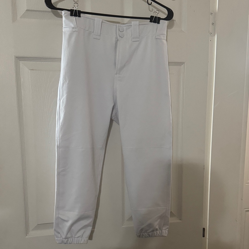 White Athletic Baseball Pants XL Kids/Teen - Clean Classic